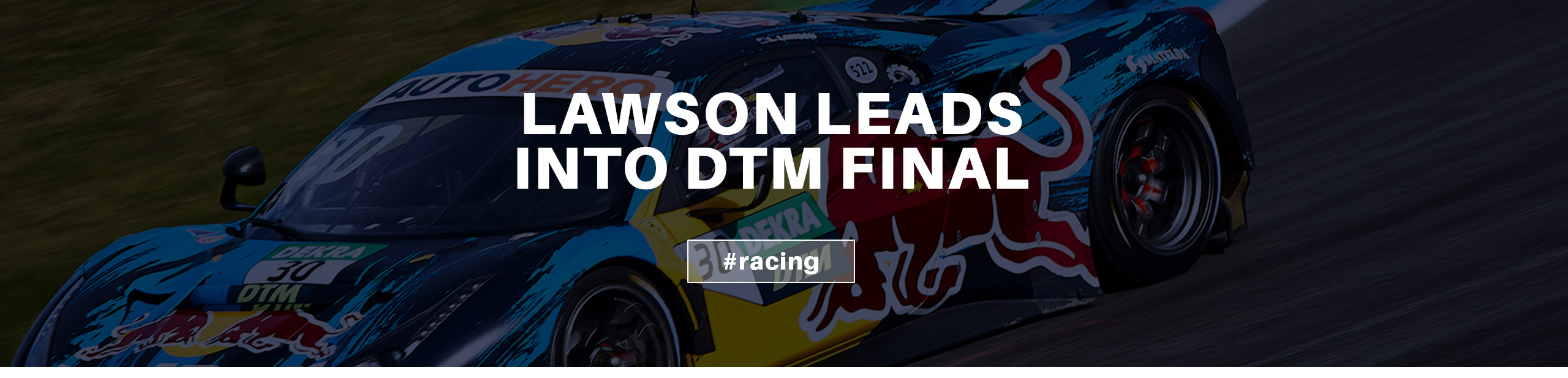 Lawson leads into DTM final